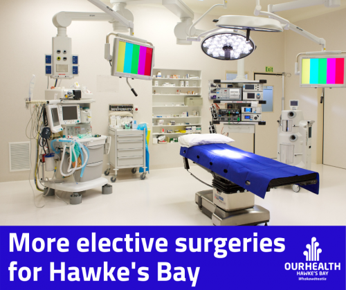 More elective surgeries for Hawkes Bay
